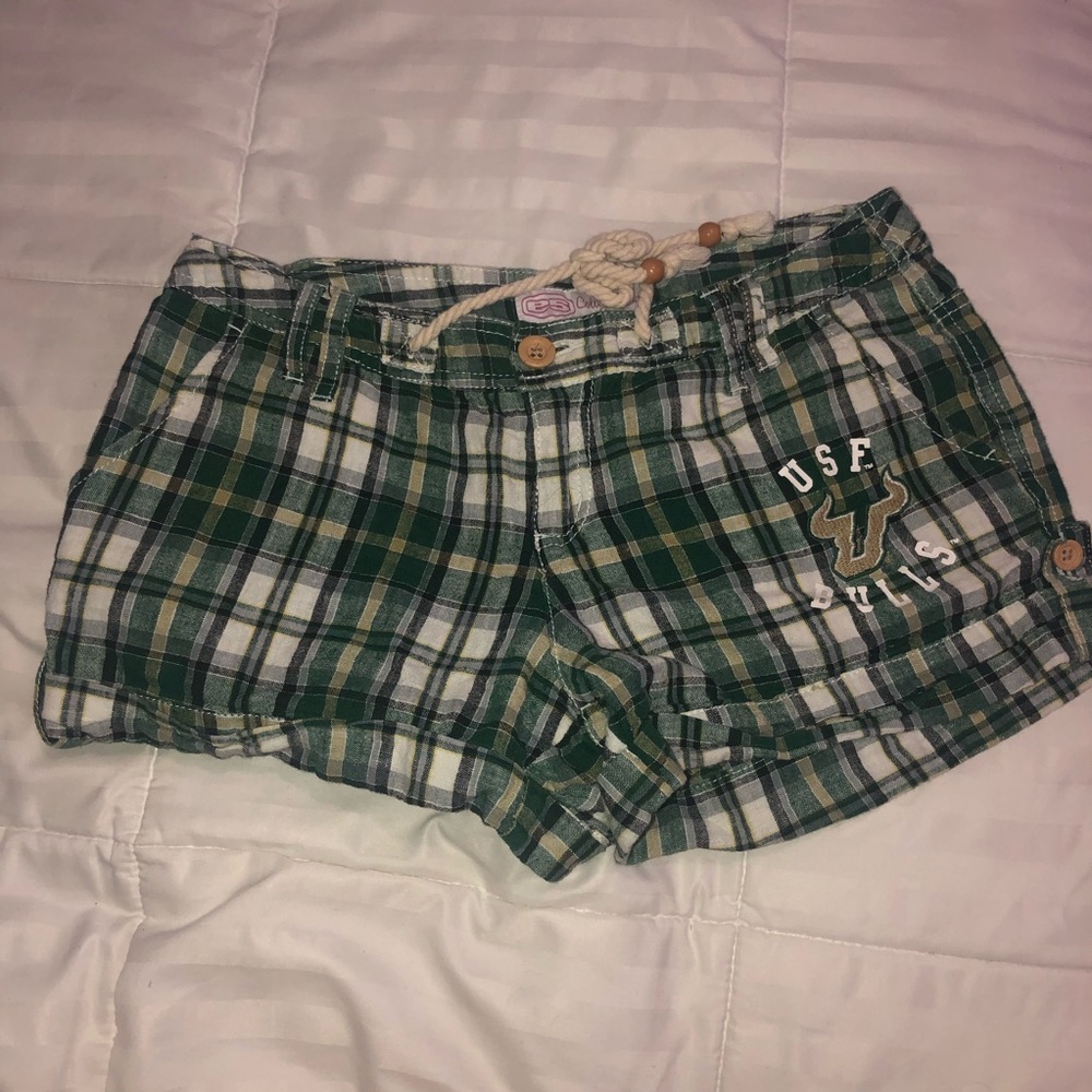 USF linen shorts